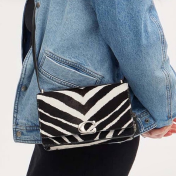 Coach Rogue Rare Zebra Bandit Bag - Picture 3 of 12